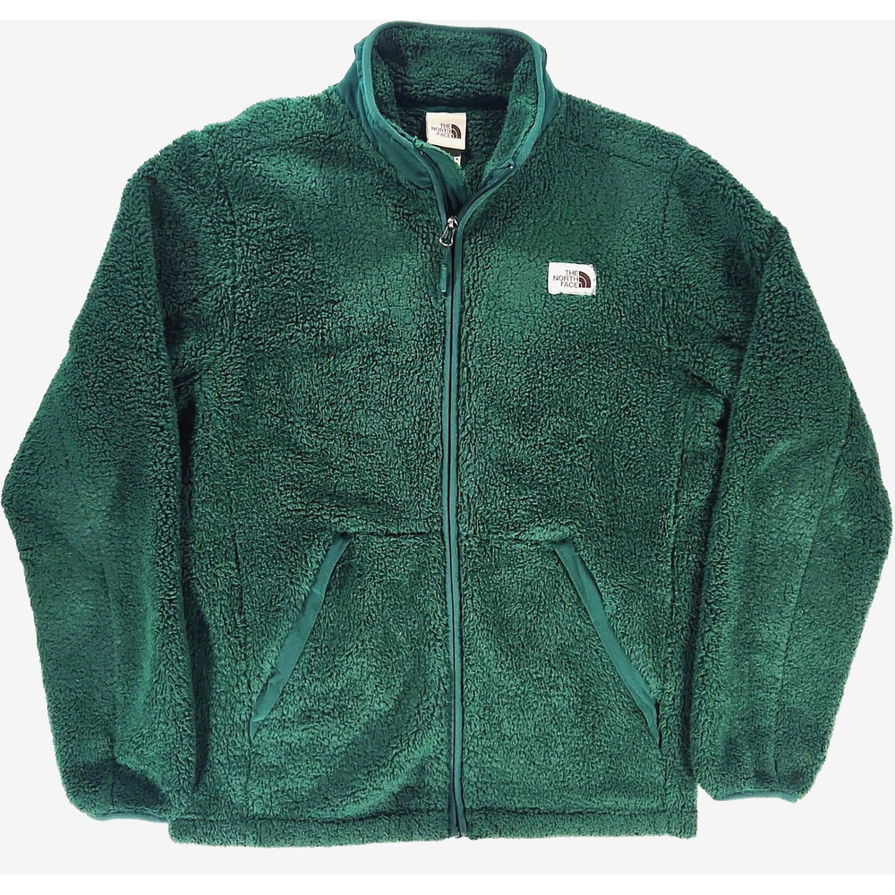 The North Face Osito Full-Zip Sherpa Fleece Jacket Men's M Forest Green